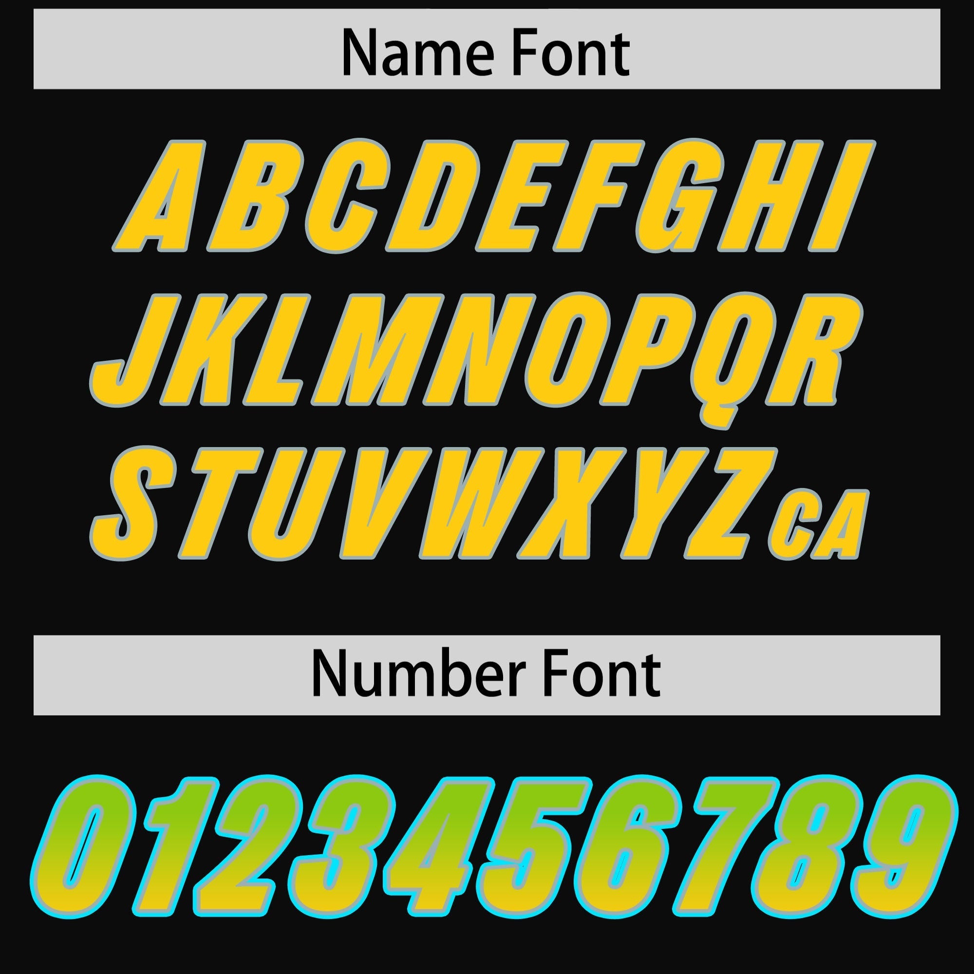Custom Black Neon Green and Gold Sides Gradient Fashion Personalized Team American Football Jersey