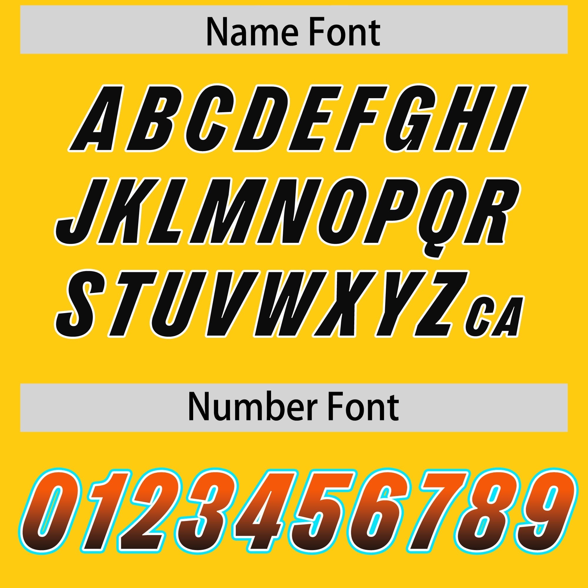 Custom Gold Orange and Black Sides Gradient Fashion Personalized Team American Football Jersey