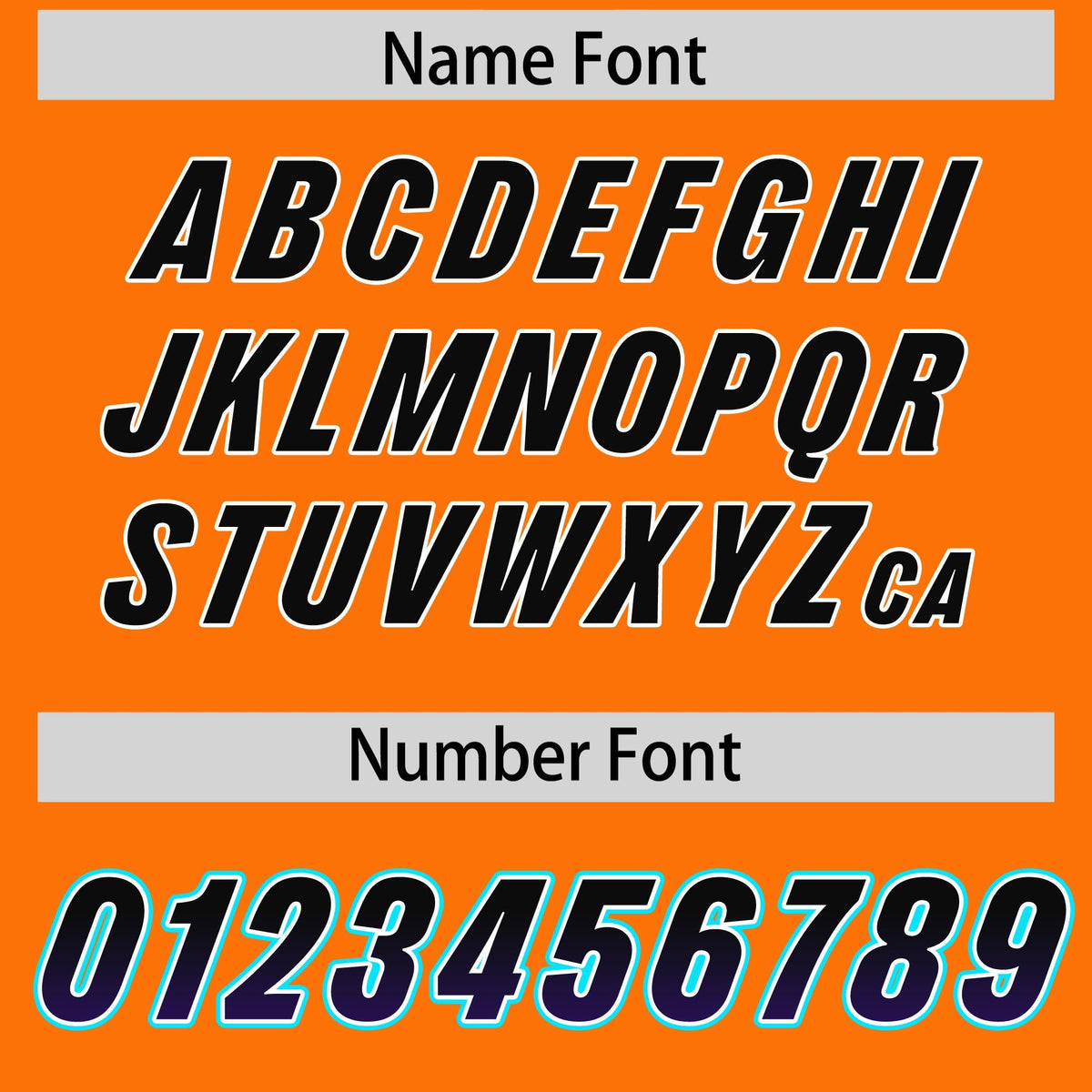 Custom Orange Black and Purple Sides Gradient Fashion Personalized Team American Football Jersey