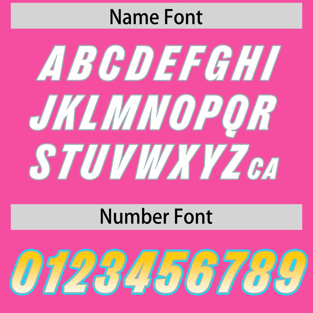 Custom Pink Gold Sides Gradient Fashion Personalized Team American Football Jersey