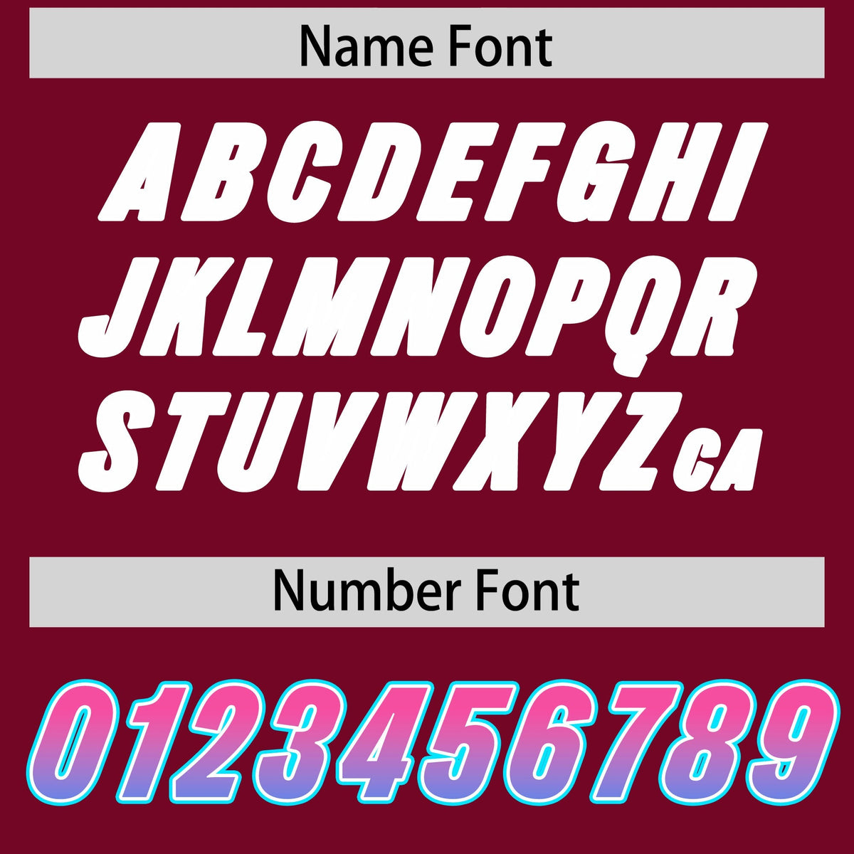 Custom Cardinal Pink and Powder Blue Sides Gradient Fashion Personalized Team American Football Jersey