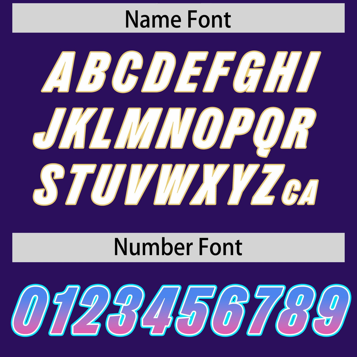 Custom Purple Powder Blue and Pink Sides Gradient Fashion Personalized Team American Football Jersey