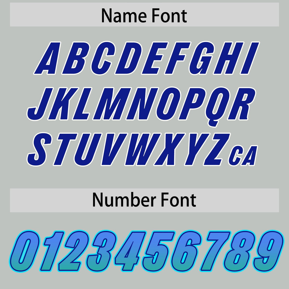 Custom Gray Powder Blue and Bright Green Sides Gradient Fashion Personalized Team American Football Jersey