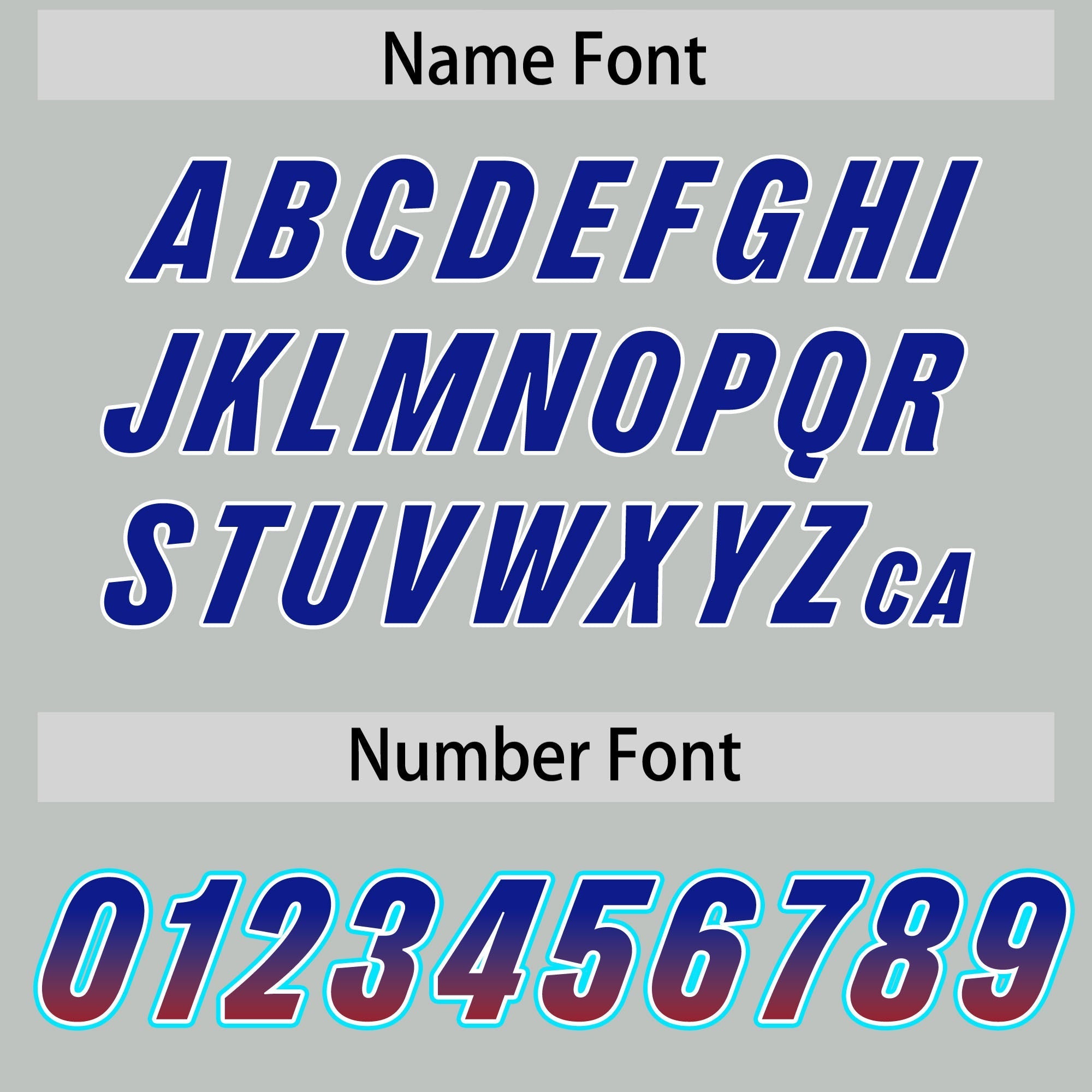 Custom Gray Royal and Red Sides Gradient Fashion Personalized Team American Football Jersey
