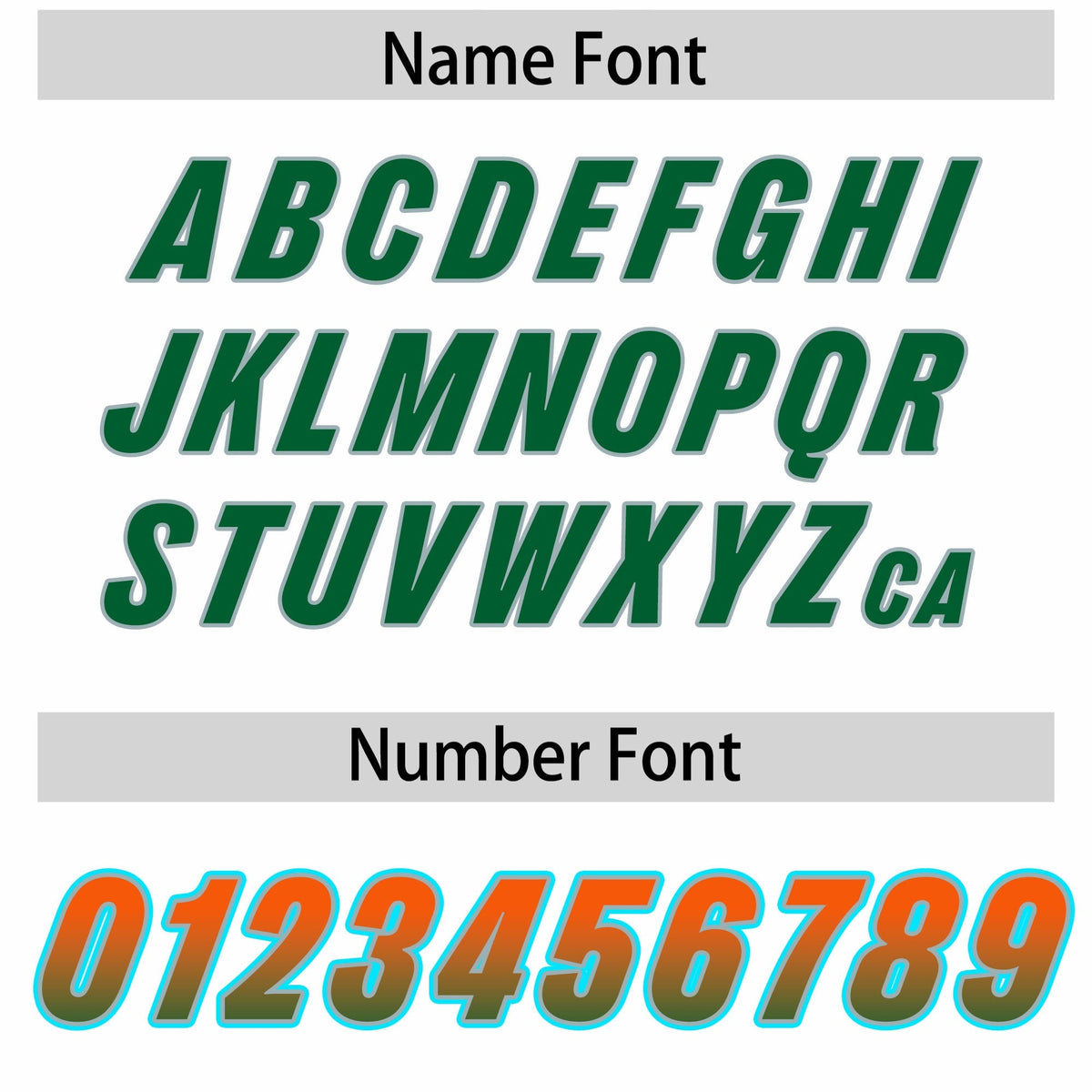 Custom White Orange and Kelly Green Sides Gradient Fashion Personalized Team American Football Jersey