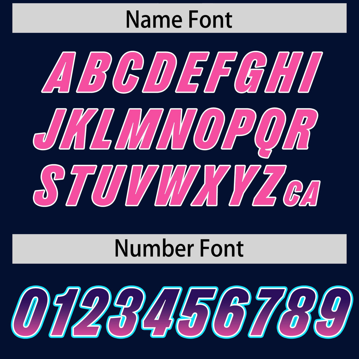 Custom Navy Purple and Pink Sides Gradient Fashion Personalized Team American Football Jersey