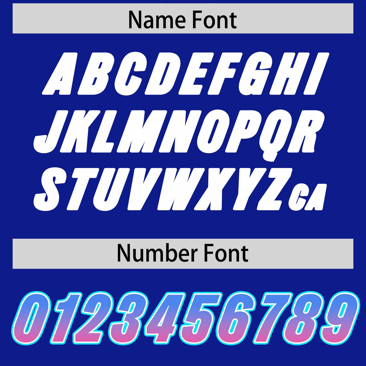 Custom Royal Powder Blue and Pink Sides Gradient Fashion Personalized Team American Football Jersey