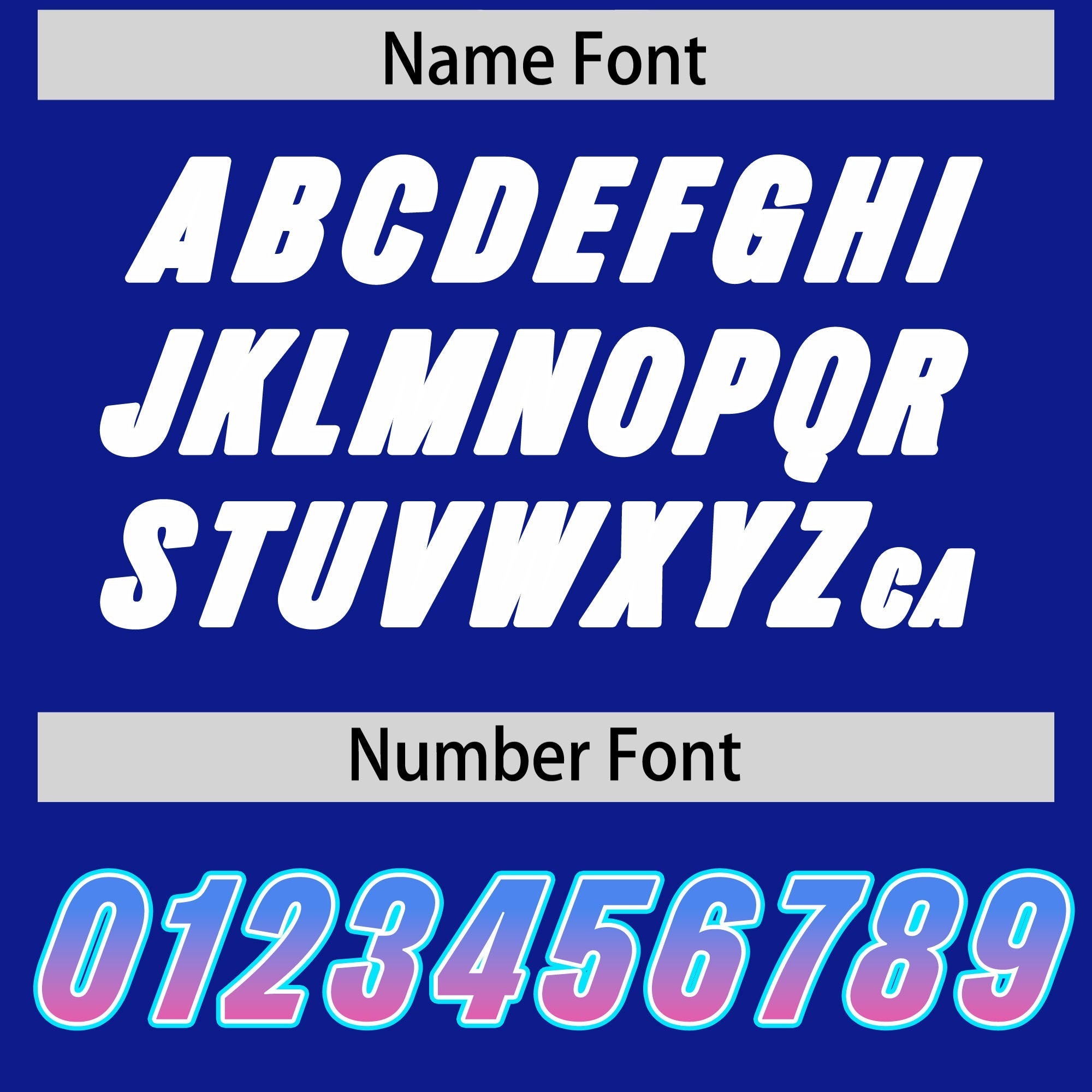 Custom Royal Powder Blue and Pink Sides Gradient Fashion Personalized Team American Football Jersey