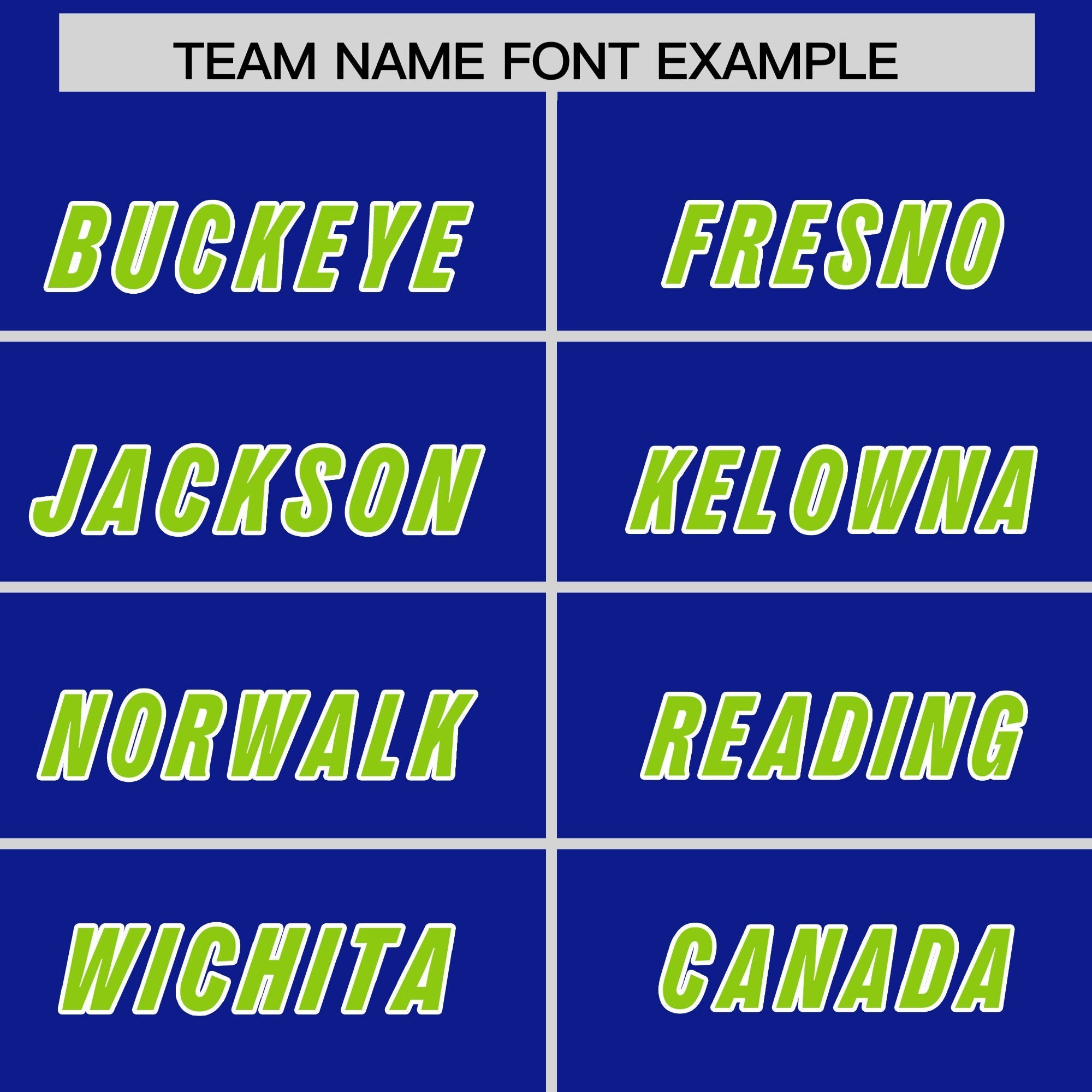 Custom Royal Neon Green and Powder Blue Sides Gradient Fashion Personalized Team American Football Jersey