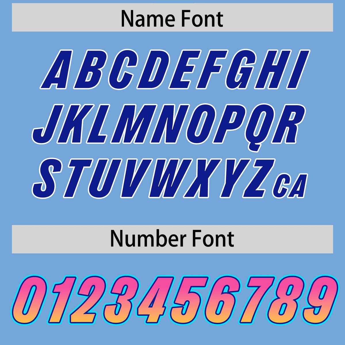 Custom Powder Blue Pink and Gold Sides Gradient Fashion Personalized Team American Football Jersey