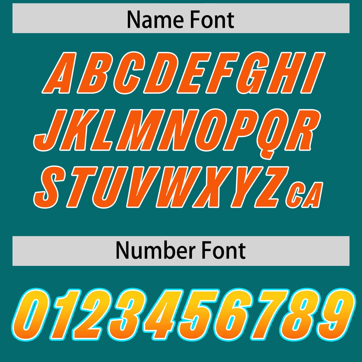 Custom Aqua Gold Sides Gradient Fashion Personalized Team American Football Jersey