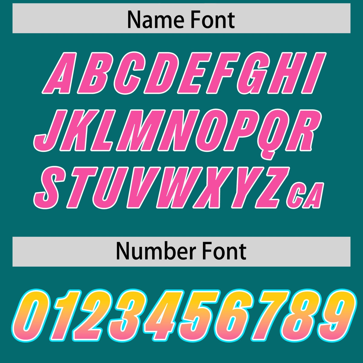 Custom Aqua Gold Sides Gradient Fashion Personalized Team American Football Jersey