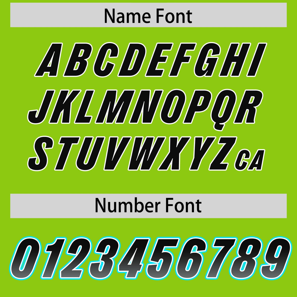 Custom Neon Green Black and White Sides Gradient Fashion Personalized Team American Football Jersey