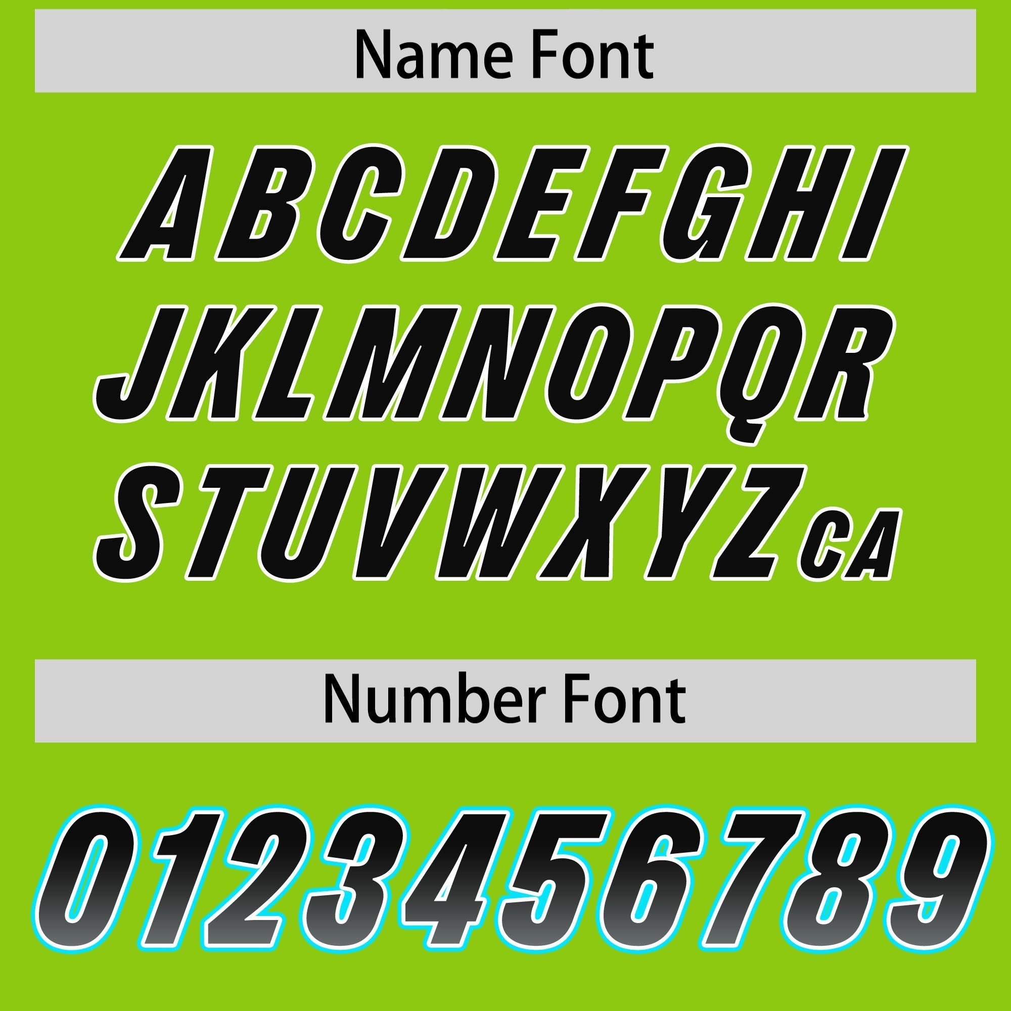 Custom Neon Green Black and White Sides Gradient Fashion Personalized Team American Football Jersey