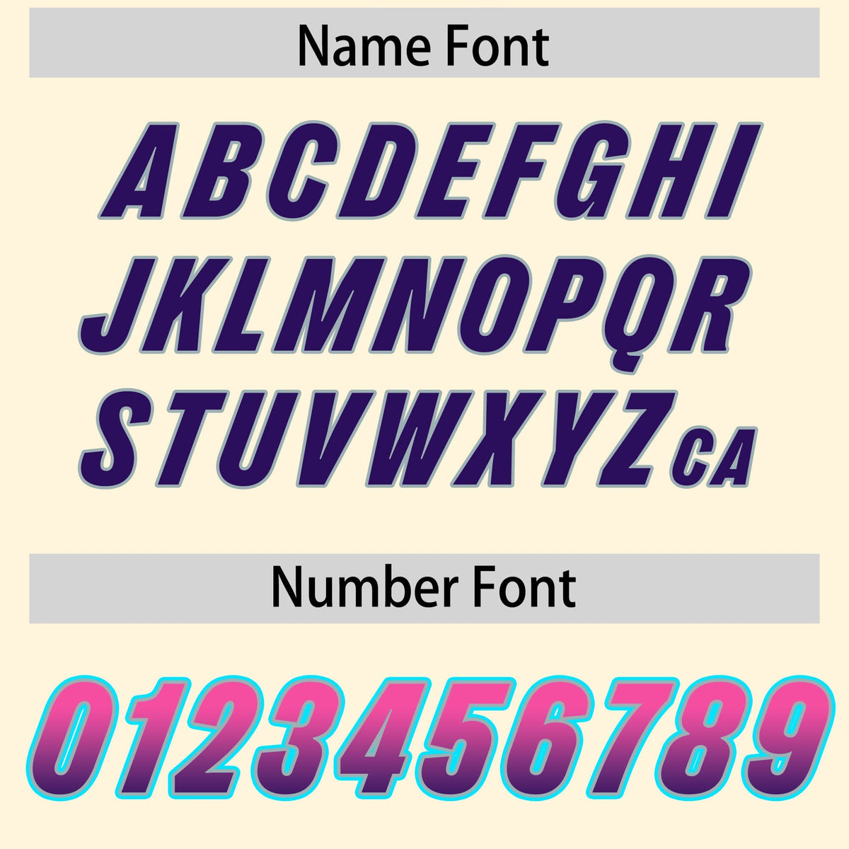 Custom Cream Pink and Purple Sides Gradient Fashion Personalized Team American Football Jersey