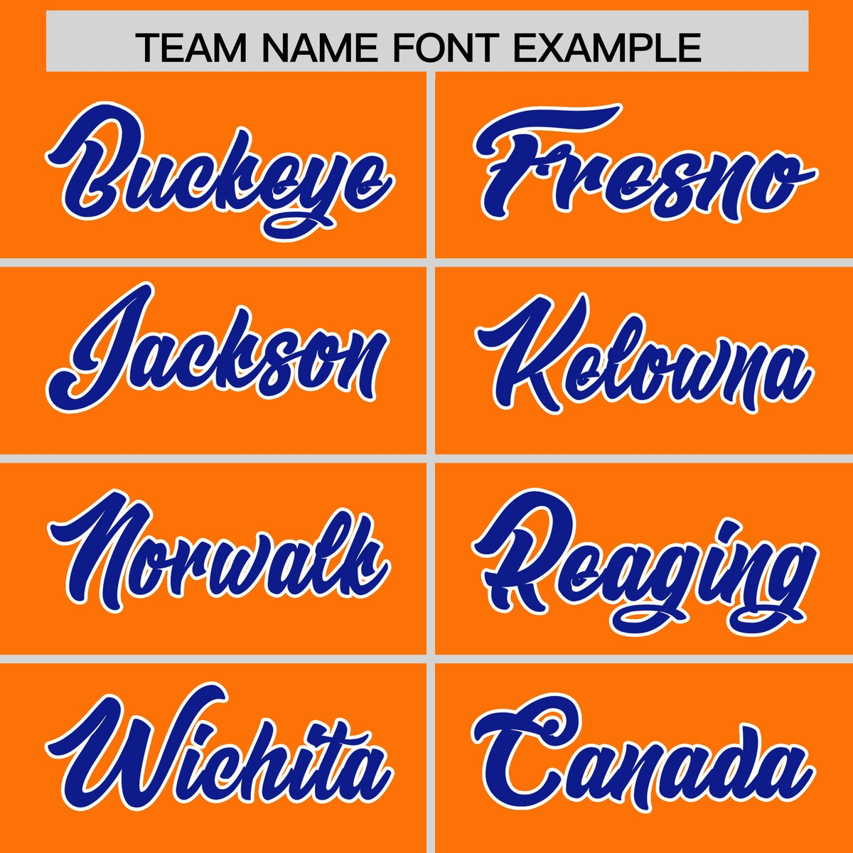 Custom Orange Royal and Powder Blue Sides Gradient Fashion Personalized Team American Football Jersey