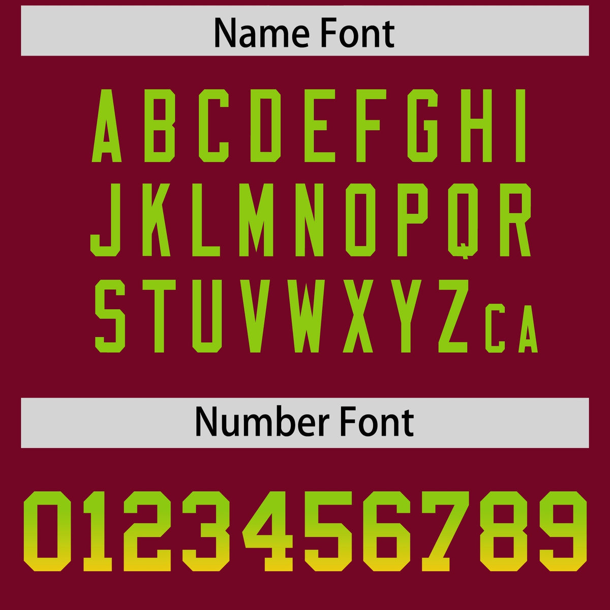 Custom Cardinal Neon Green and Gold Sides Gradient Fashion Personalized Team American Football Jersey