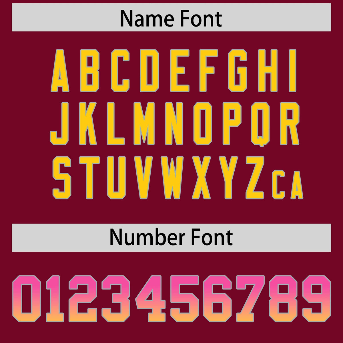 Custom Cardinal Pink and Gold Sides Gradient Fashion Personalized Team American Football Jersey