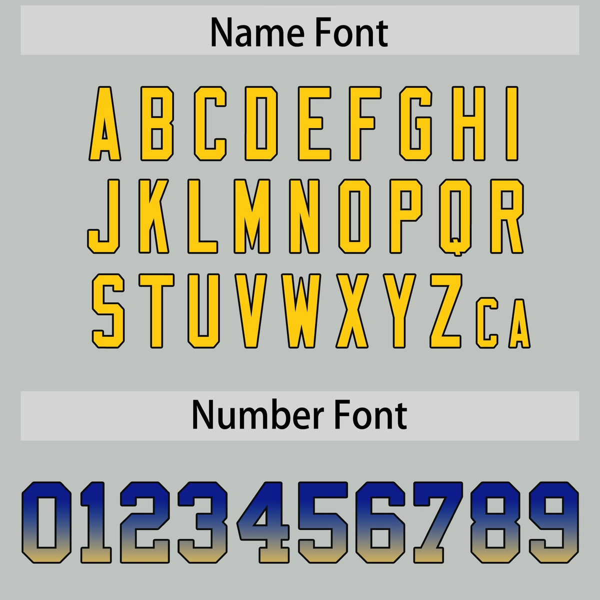 Custom Gray Royal and Gold Sides Gradient Fashion Personalized Team American Football Jersey