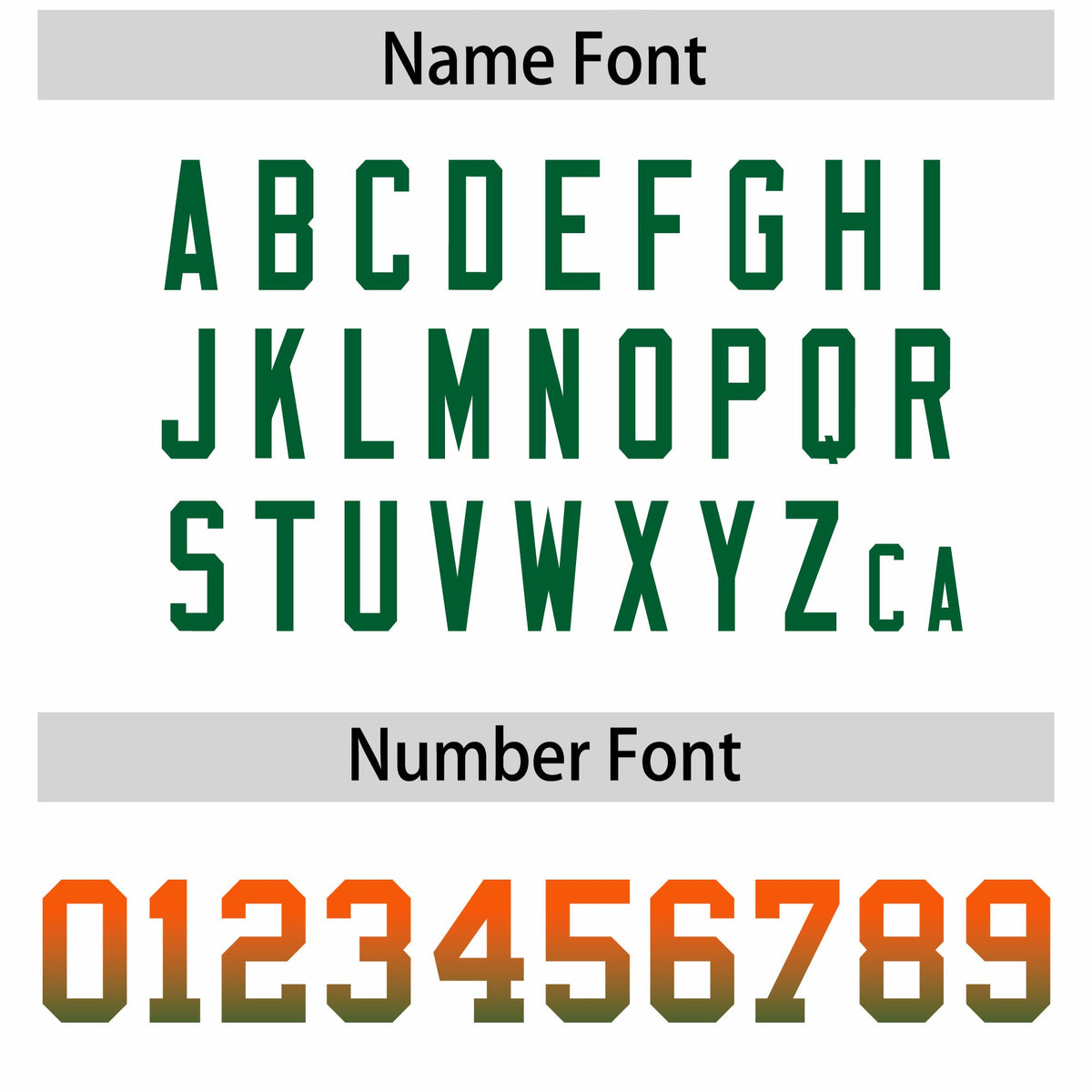 Custom White Orange and Kelly Green Sides Gradient Fashion Personalized Team American Football Jersey