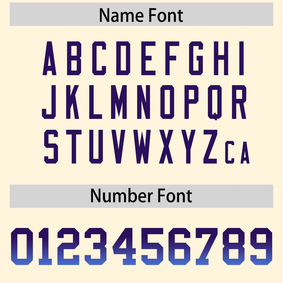 Custom Cream Purple and Powder Blue Sides Gradient Fashion Personalized Team American Football Jersey