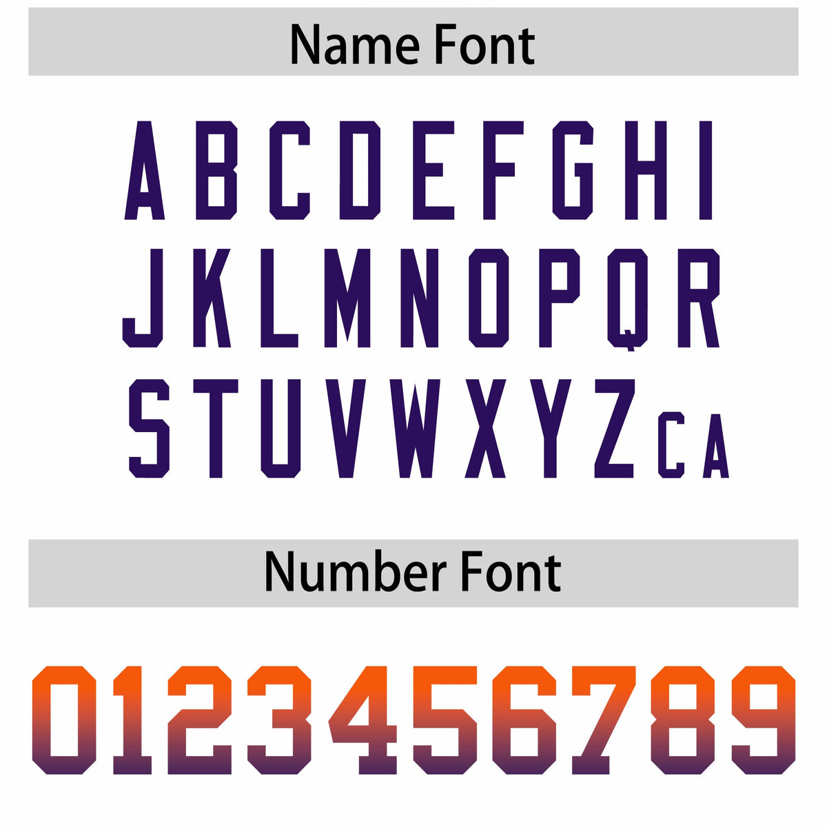 Custom White Orange and Purple Sides Gradient Fashion Personalized Team American Football Jersey