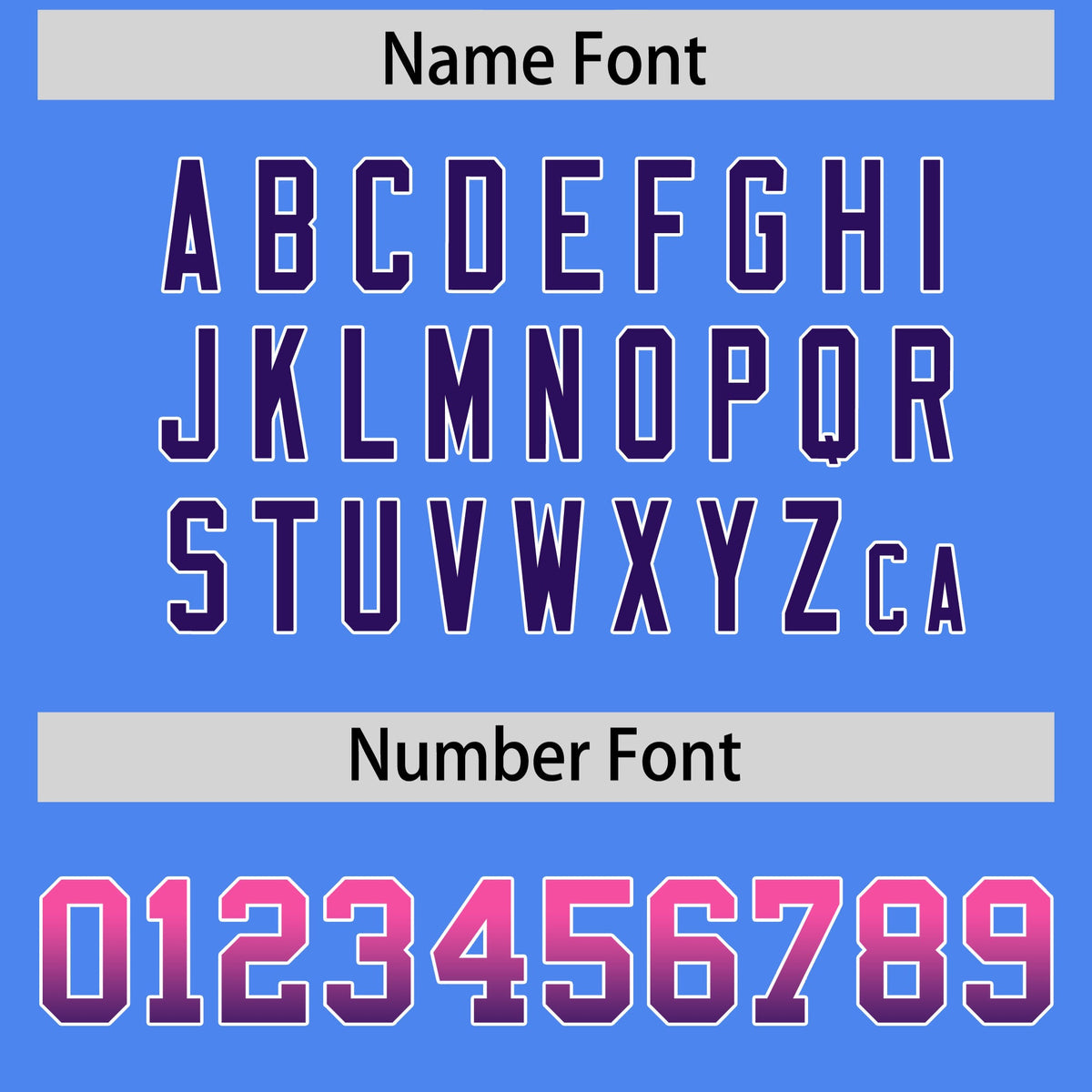 Custom Powder Blue Pink and Purple Sides Gradient Fashion Personalized Team American Football Jersey