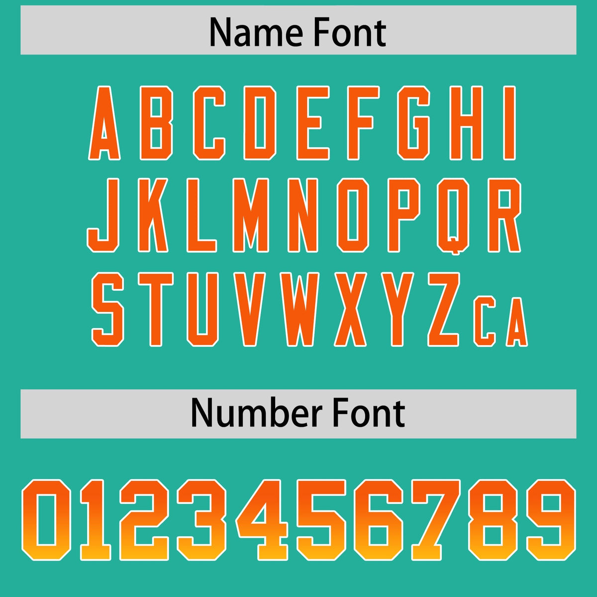 Custom Bright Green Orange and Gold Sides Gradient Fashion Personalized Team American Football Jersey