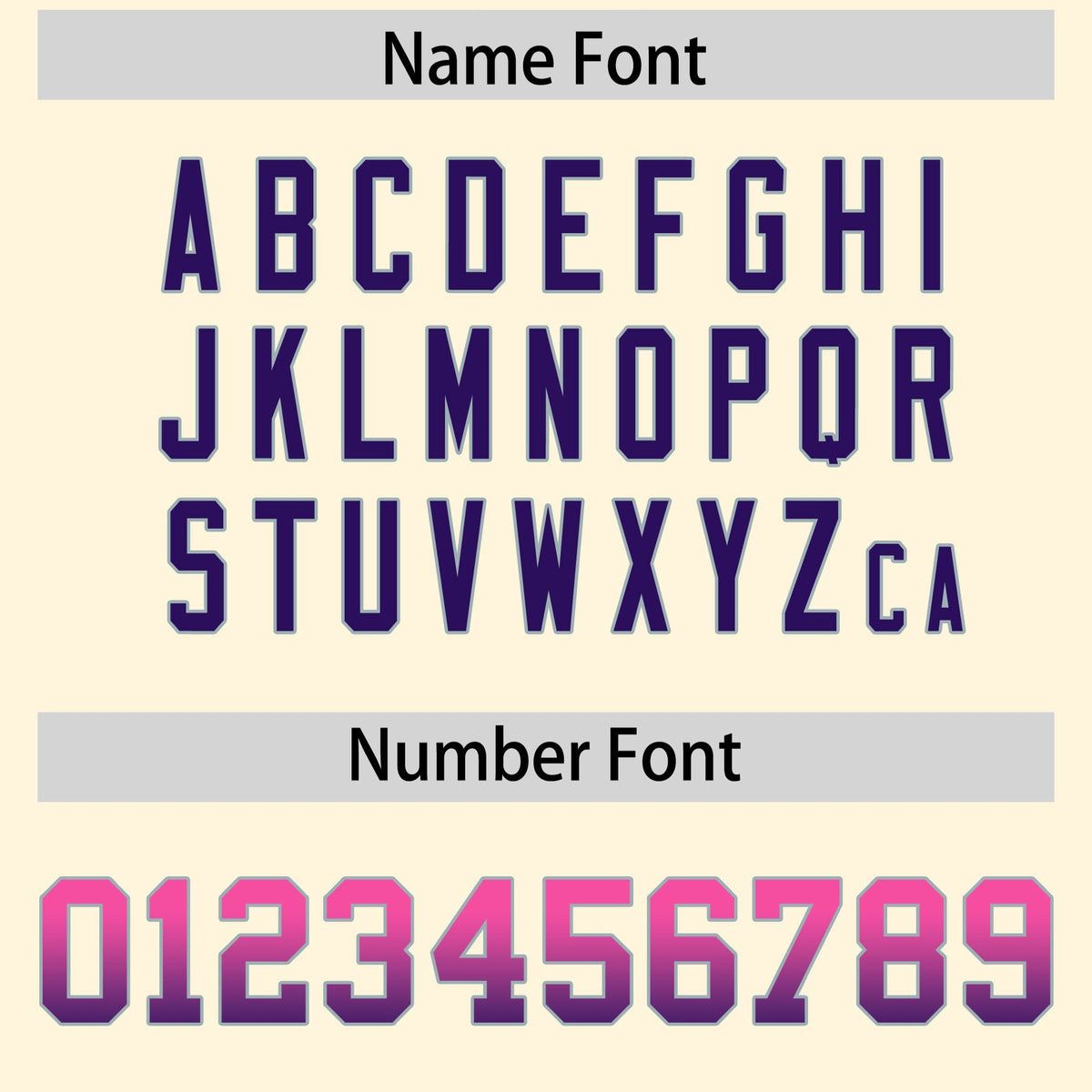 Custom Cream Pink and Purple Sides Gradient Fashion Personalized Team American Football Jersey