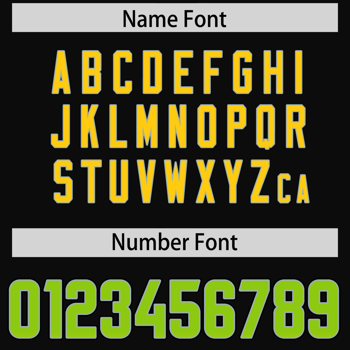 Custom Black Neon Green and Gold Sides Gradient Fashion Personalized Team American Football Jersey