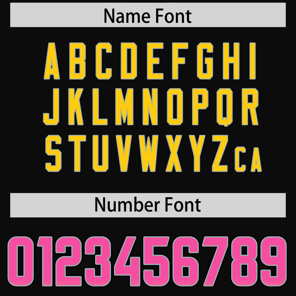 Custom Black Pink and Gold Sides Gradient Fashion Personalized Team American Football Jersey