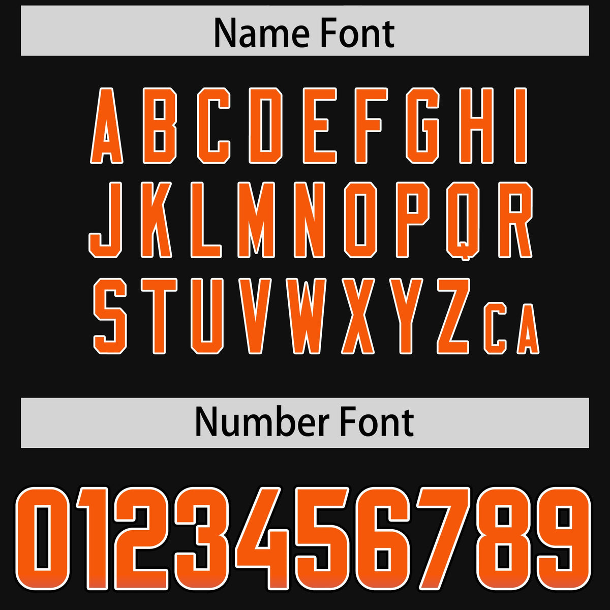 Custom Black Royal and Orange Sides Gradient Fashion Personalized Team American Football Jersey