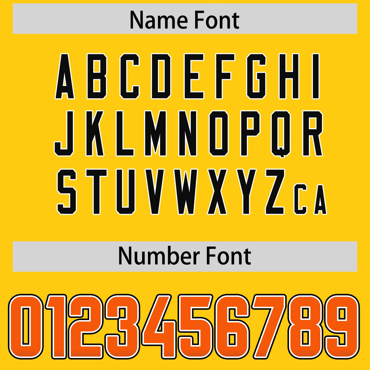 Custom Gold Orange and Black Sides Gradient Fashion Personalized Team American Football Jersey