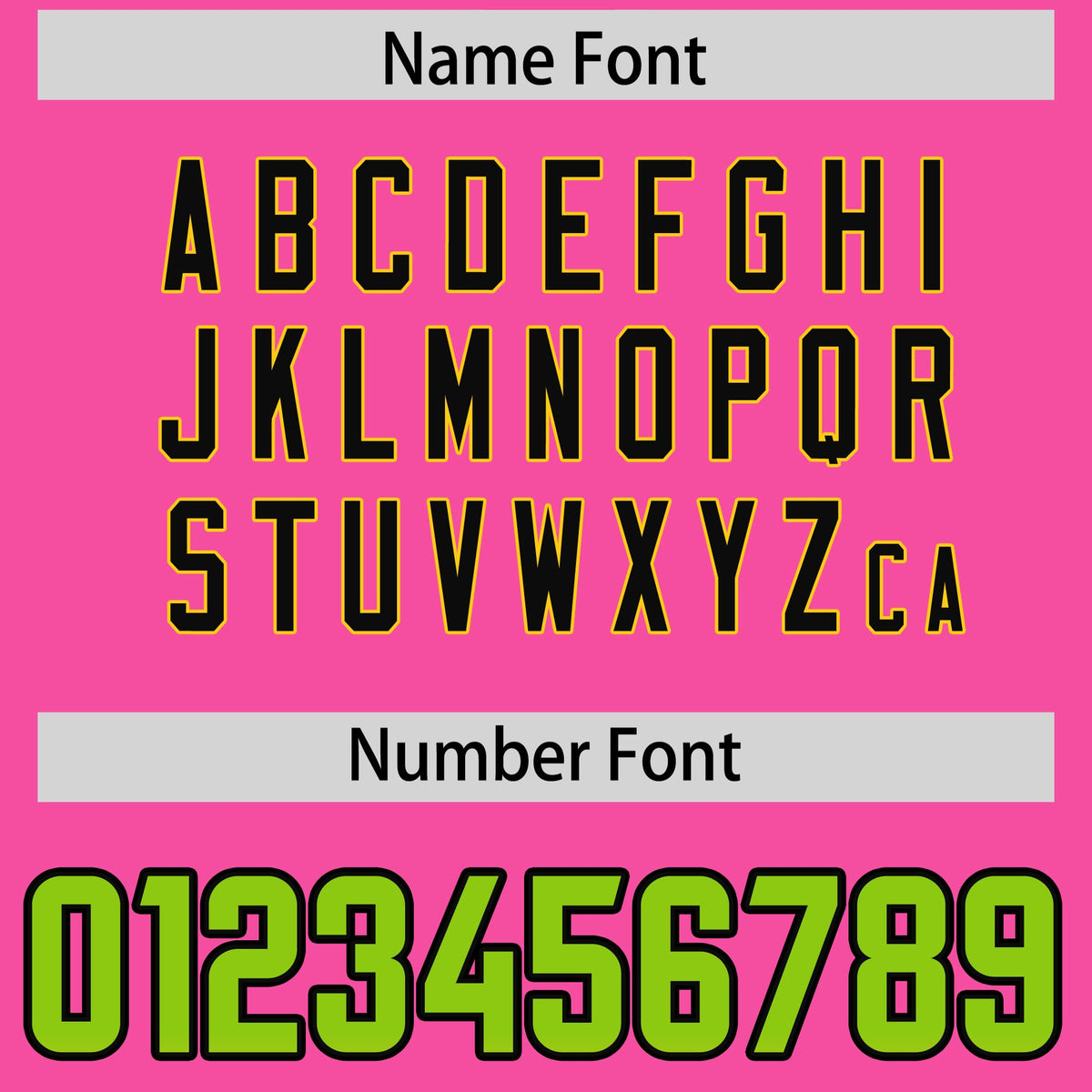 Custom Pink Neon Green and Gold Sides Gradient Fashion Personalized Team American Football Jersey