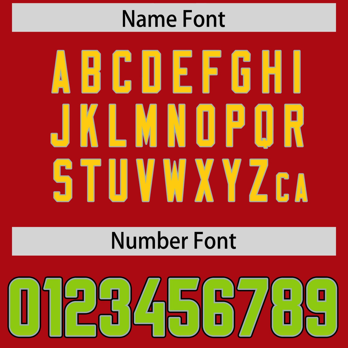 Custom Red Neon Green and Gold Sides Gradient Fashion Personalized Team American Football Jersey