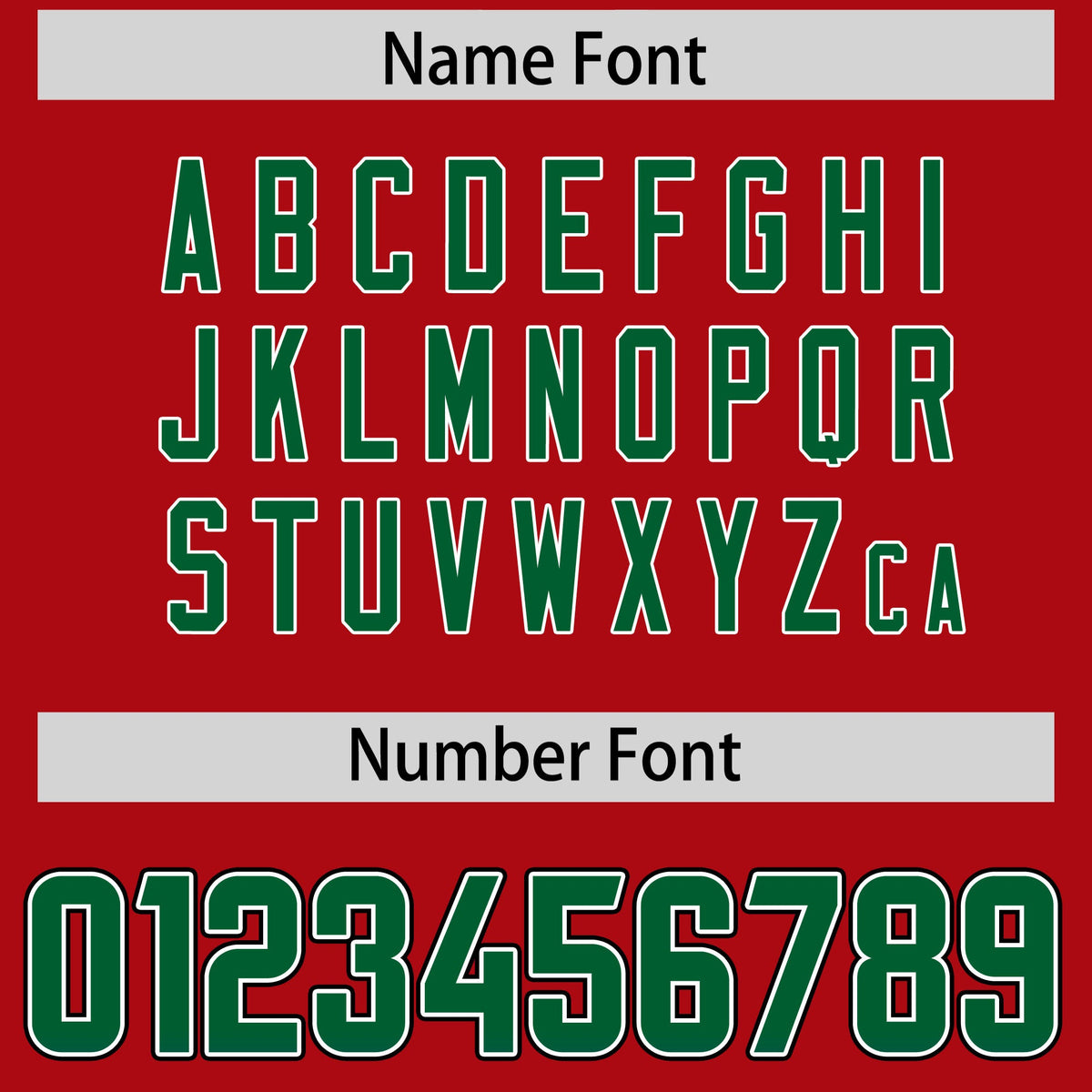 Custom Red Kelly Green and Royal Sides Gradient Fashion Personalized Team American Football Jersey