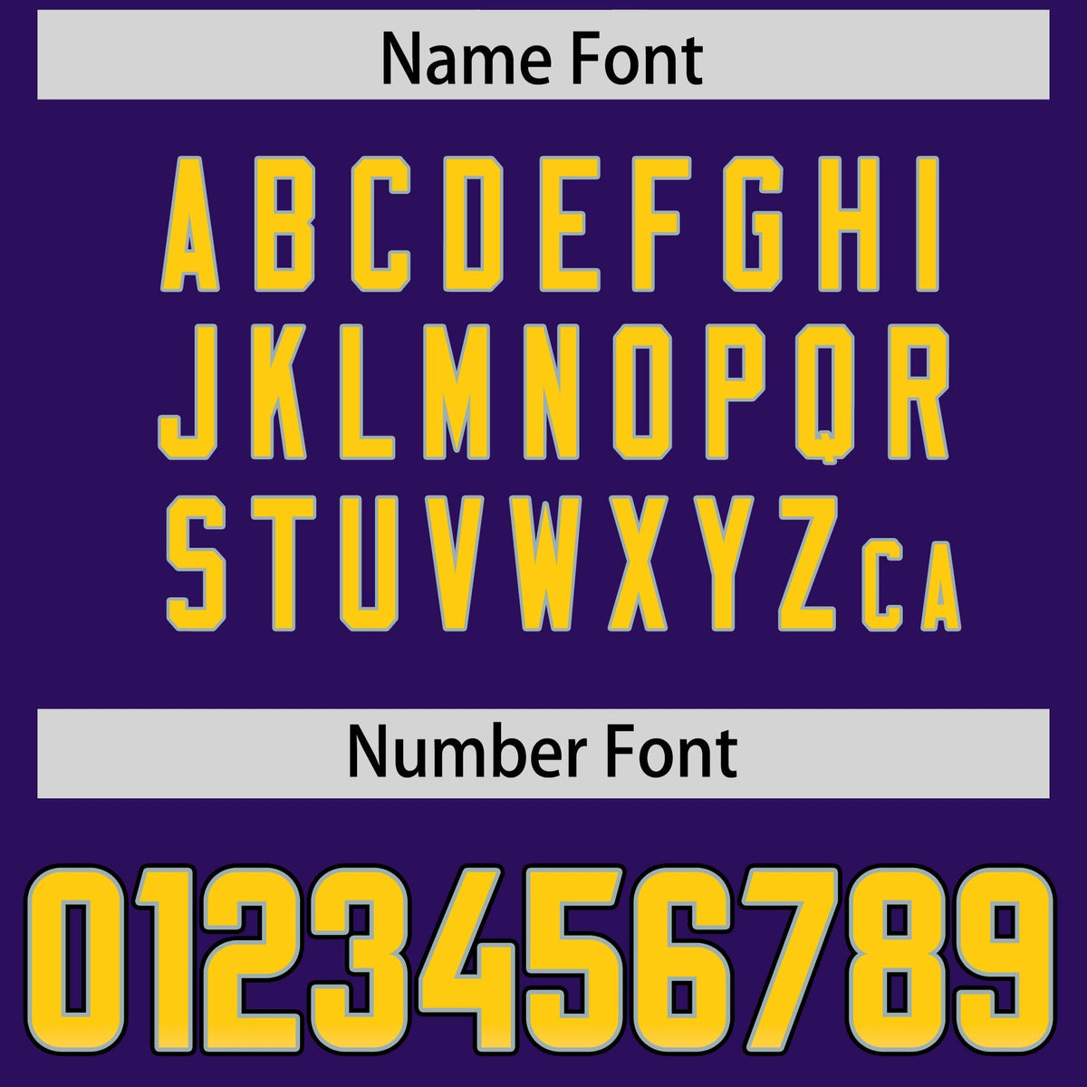 Custom Purple Gold Sides Gradient Fashion Personalized Team American Football Jersey