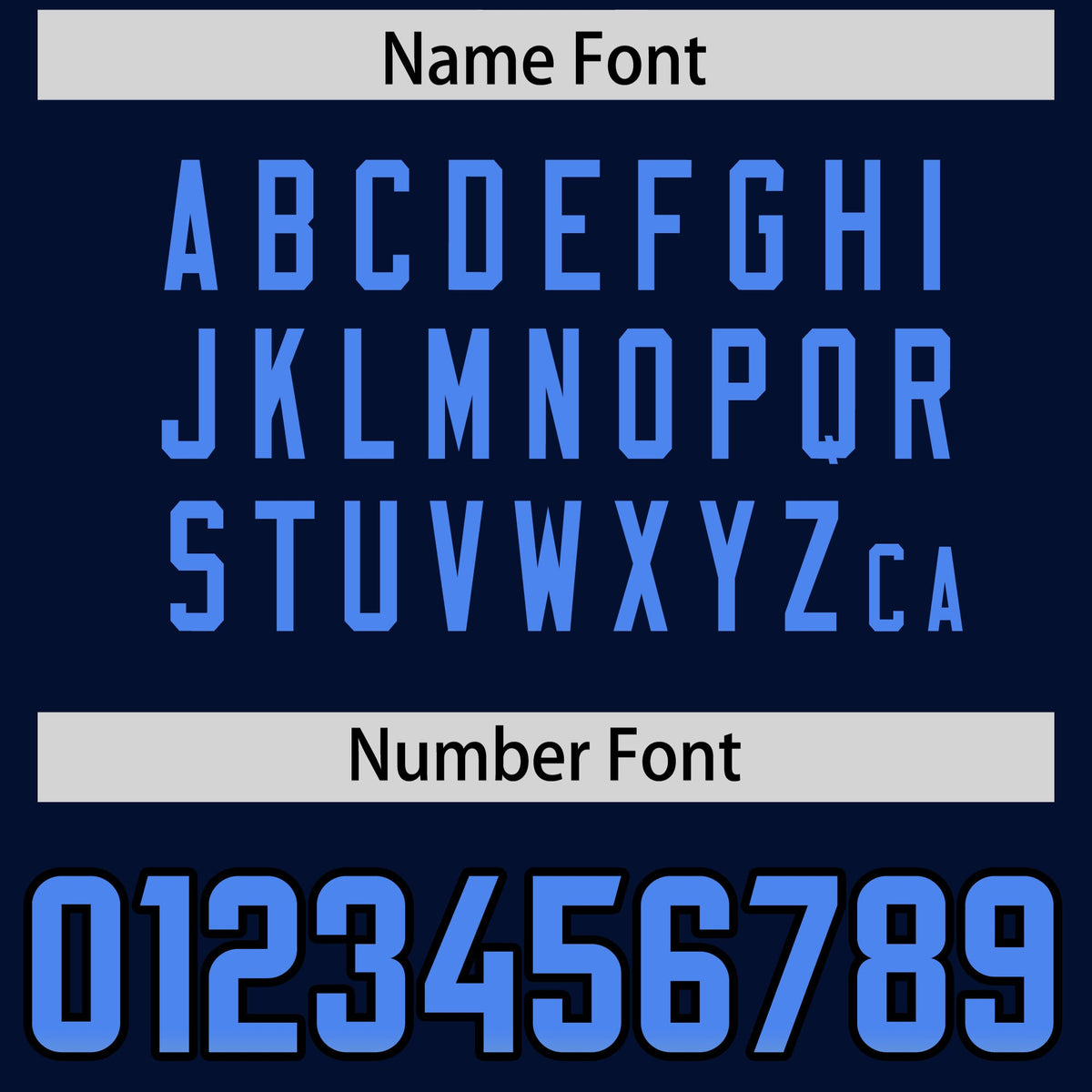 Custom Navy Powder Blue and Gold Sides Gradient Fashion Personalized Team American Football Jersey