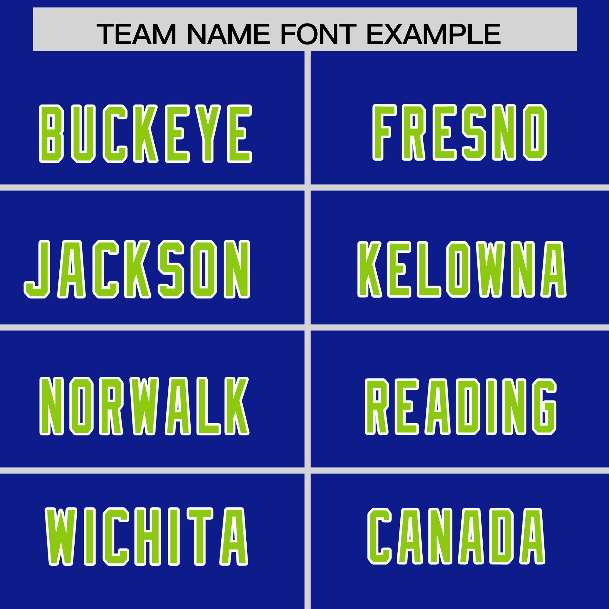Custom Royal Neon Green and Powder Blue Sides Gradient Fashion Personalized Team American Football Jersey