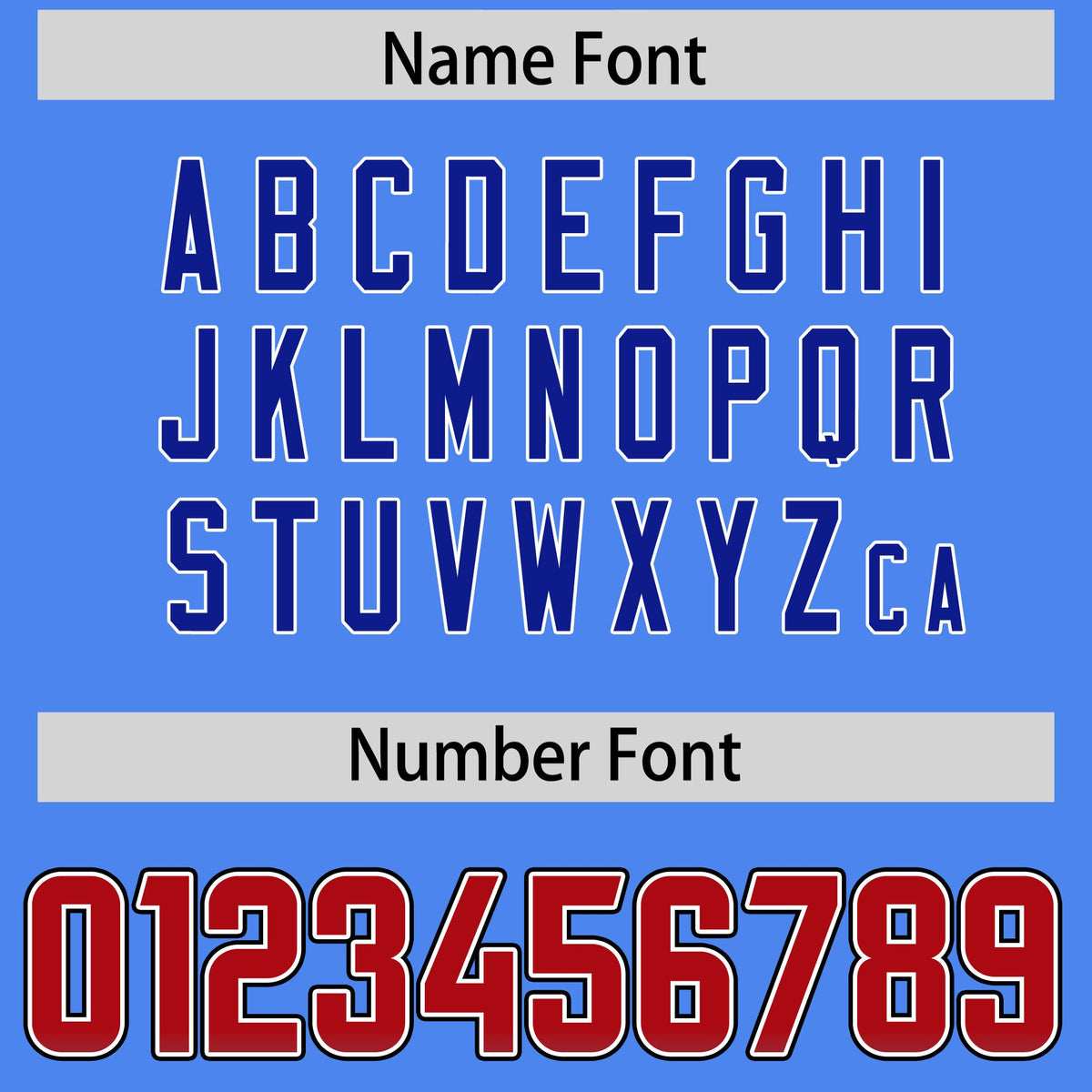 Custom Powder Blue Red and Royal Sides Gradient Fashion Personalized Team American Football Jersey