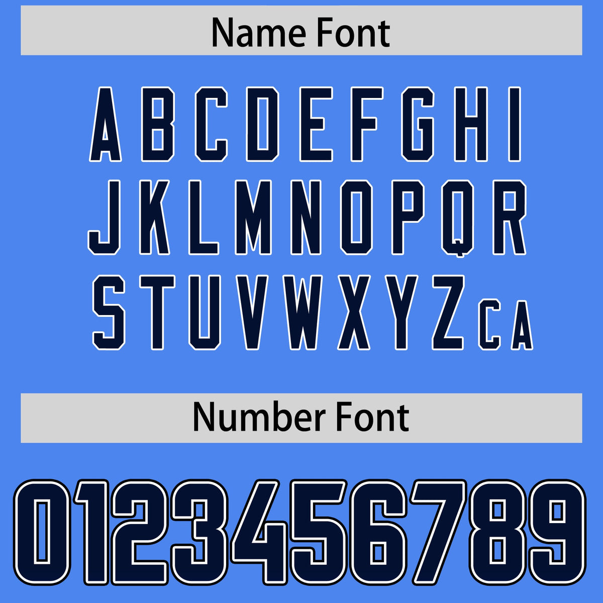 Custom Powder Blue Navy and Royal Sides Gradient Fashion Personalized Team American Football Jersey