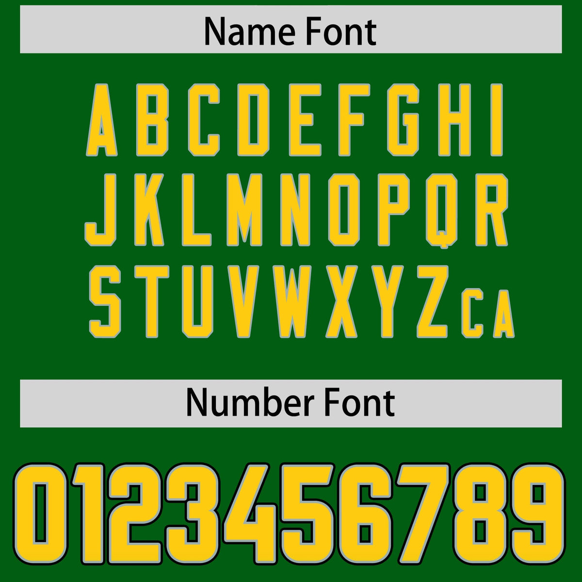 Custom Kelly Green Gold Sides Gradient Fashion Personalized Team American Football Jersey