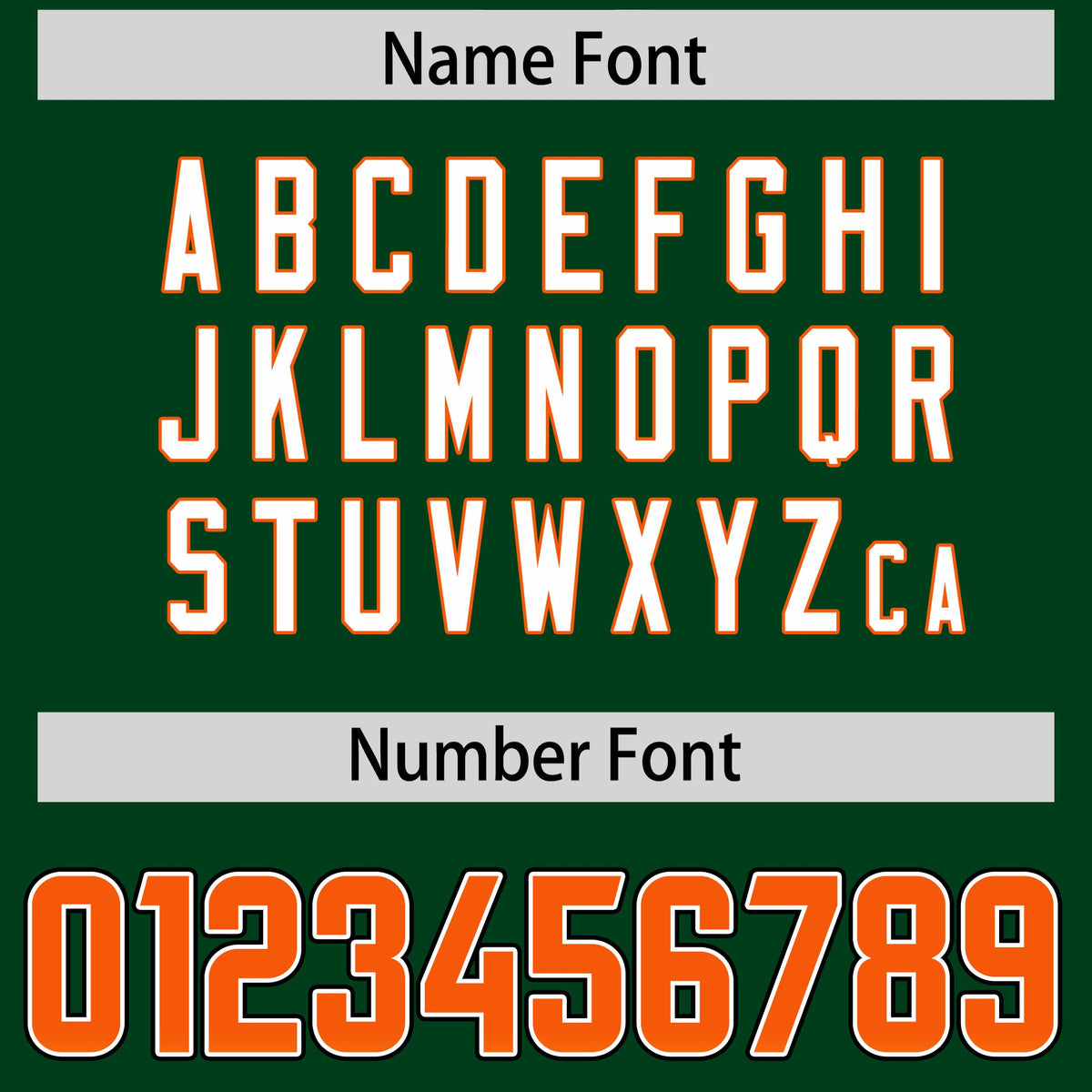 Custom Green Orange and Gold Sides Gradient Fashion Personalized Team American Football Jersey