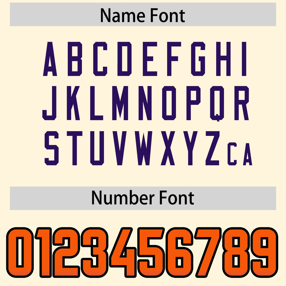 Custom Cream Orange and Purple Sides Gradient Fashion Personalized Team American Football Jersey