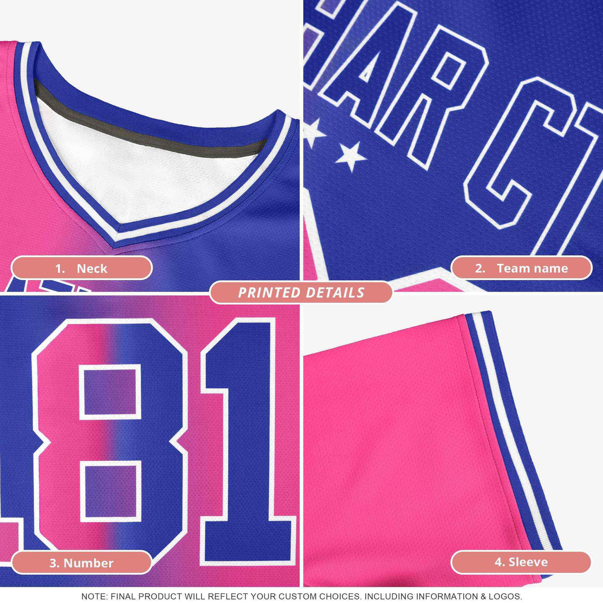 Custom Gold Kelly Green and Orange Sides Gradient Fashion Personalized Team American Football Jersey