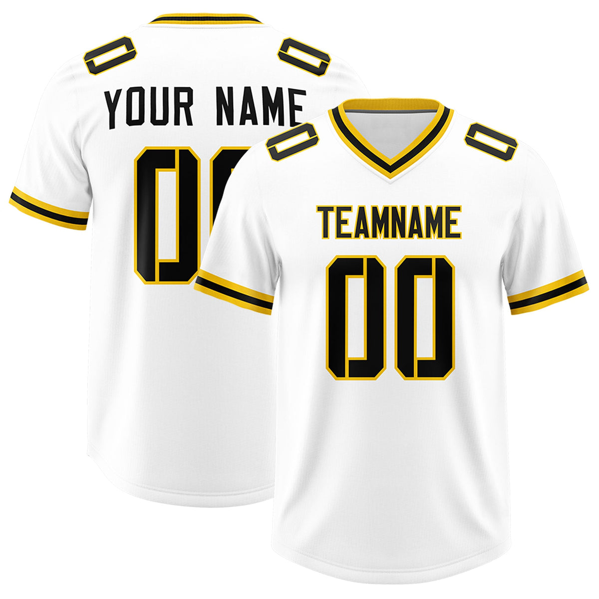 Custom White Classic Style American American Football Jerseys
