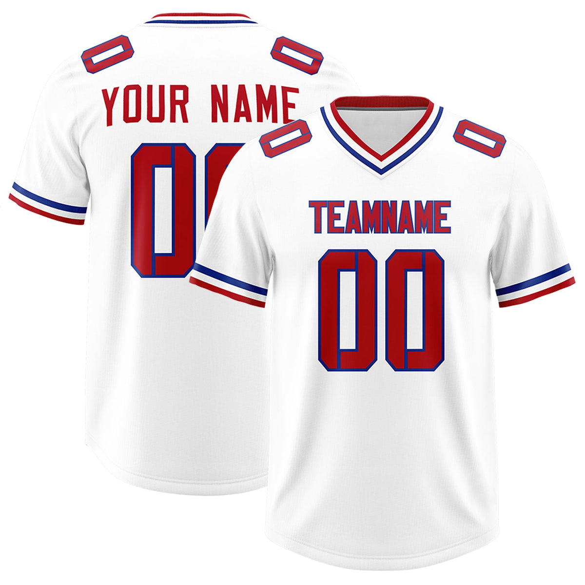 Custom White Classic Style American American Football Jerseys