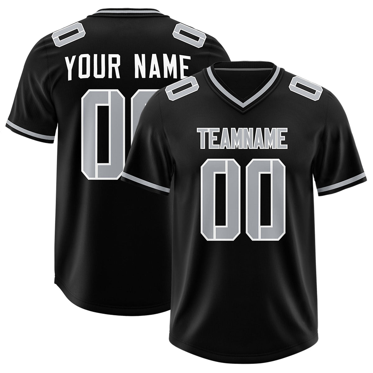 Custom Black Classic Style American American Football Jerseys