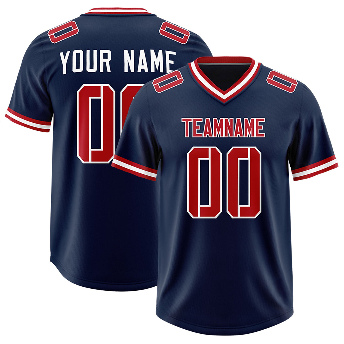 Custom Navy Classic Style American American Football Jerseys