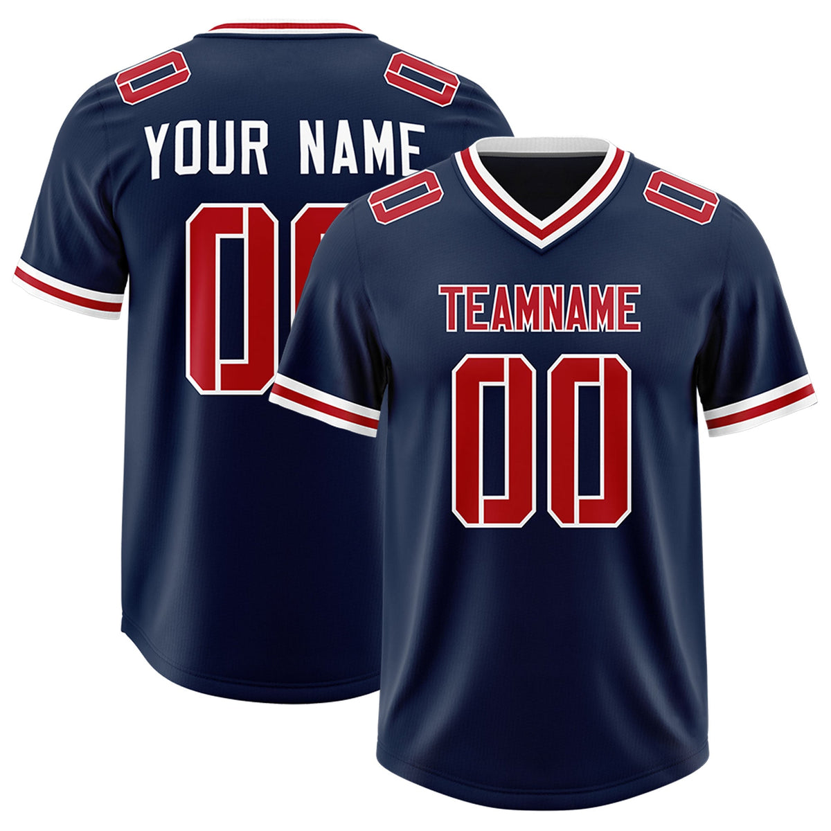 Custom Navy Classic Style American American Football Jerseys